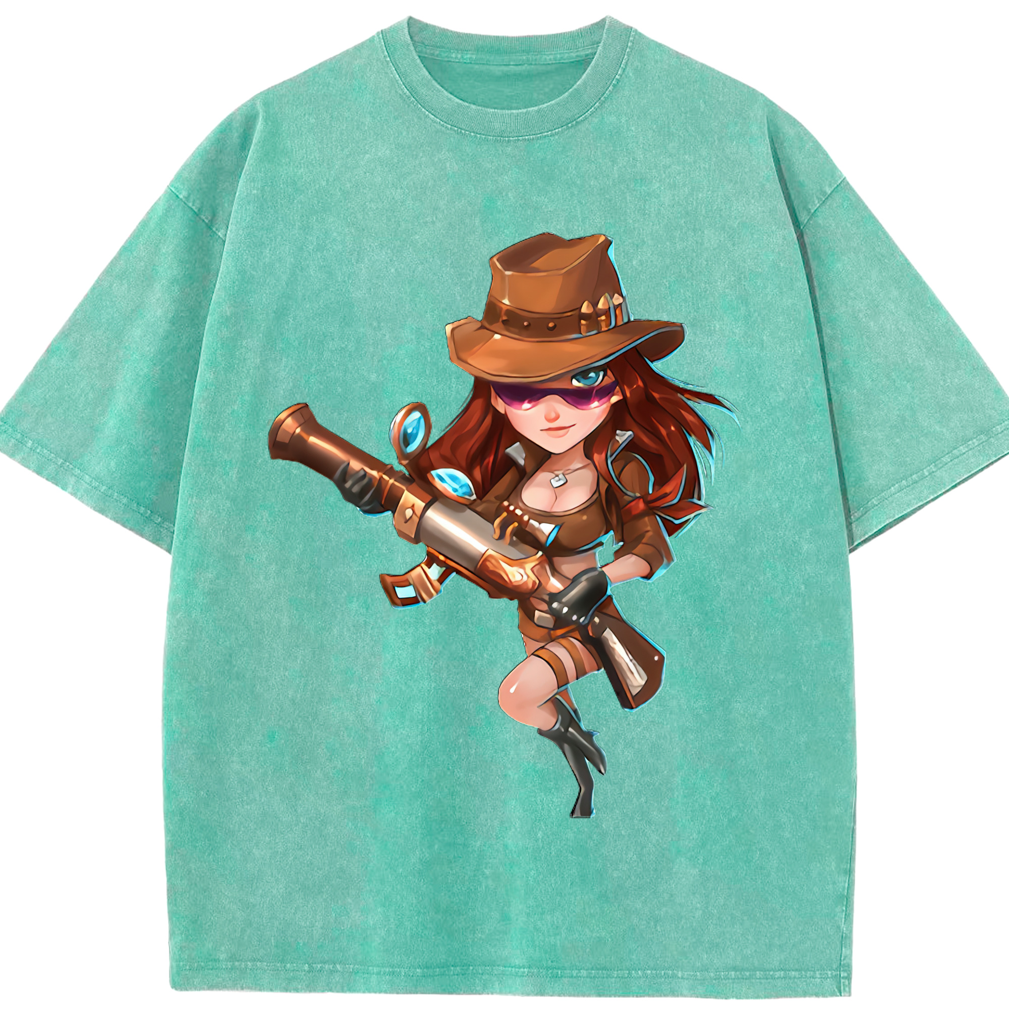（画像用） リーグ・オブ・レジェンド League of Legends LOL 綿100% ヴィンテージ風 半袖Tシャツ（フロントプリント）